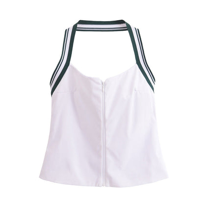 Festtoppar Dam Backfri Polyester Nackbandage-2