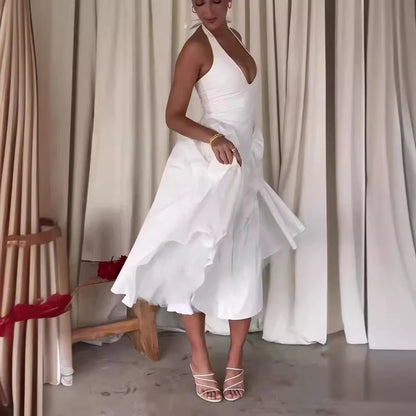 Dam Maxi Kjol Patchwork Polyester-3