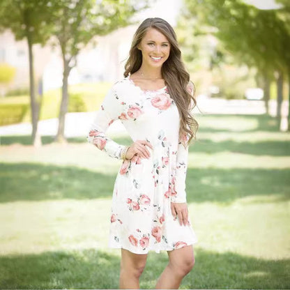 Variant image for Damklänning A-Linjeformad Polyester för Vardags och Fest-13