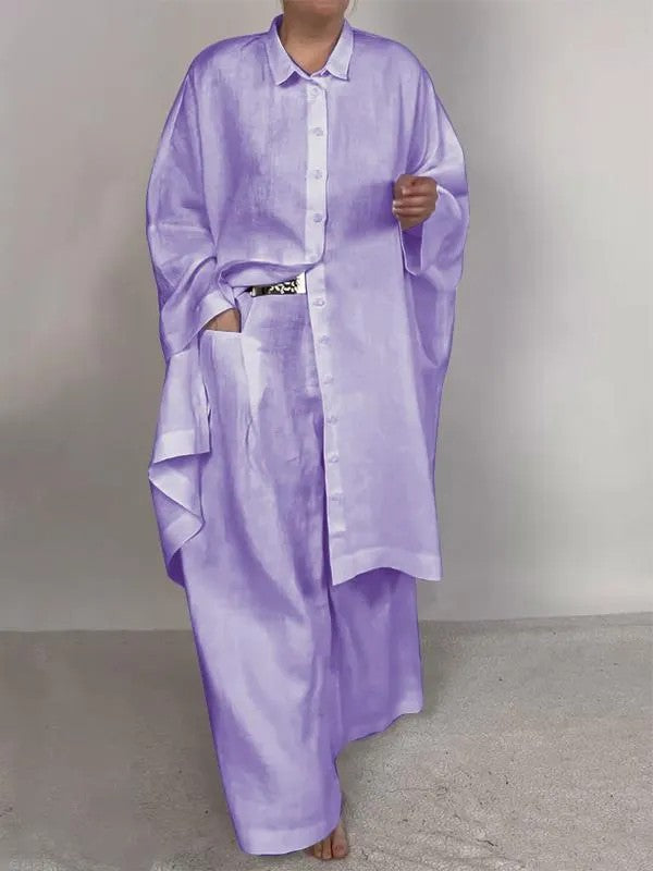 Variant image for Herrbyxor Linnebyxa Casual Set Polyester Spandex-49