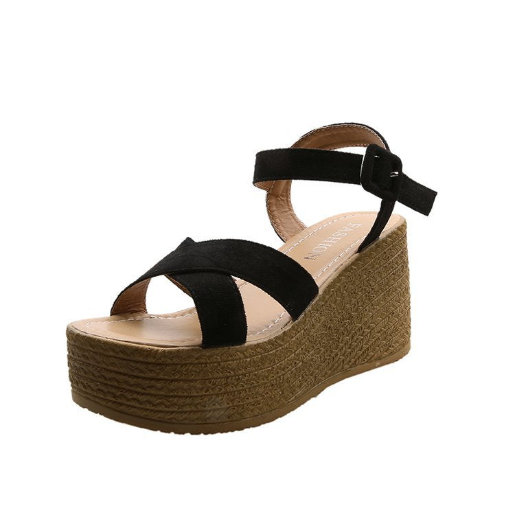 Variant image for Damer Kilsandaler med Tvärbälte och Halkfri Sula Syntetmaterial-7