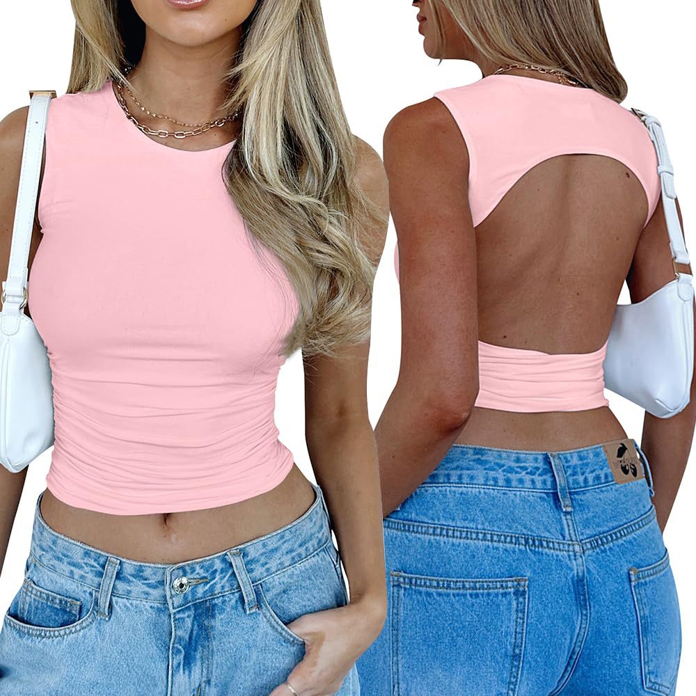 Variant image for Dam T-shirt Ärmlös Rundhals Mjölk Silke-17