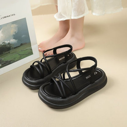 Kvinnors Sandaler Flexibelt Material Modern Design 3