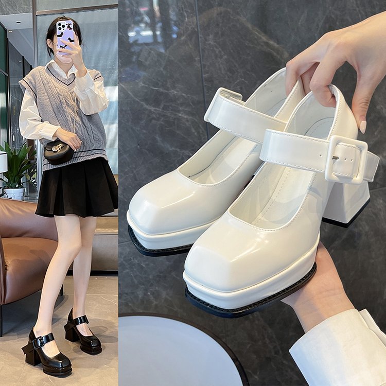 Elegante Mary Jane Pumps für Damen mit Blockabsatz und verstellbarem Riemen – Hochwertiges Obermaterial, Ergonomische Passform, Vielseitige Designs 2