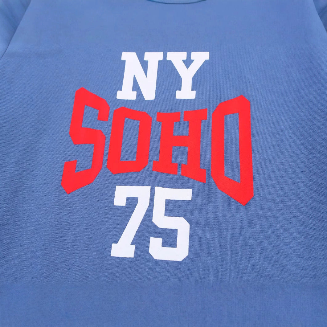 Dam T-shirt Modern Tryck Avslappnad Bomull 4