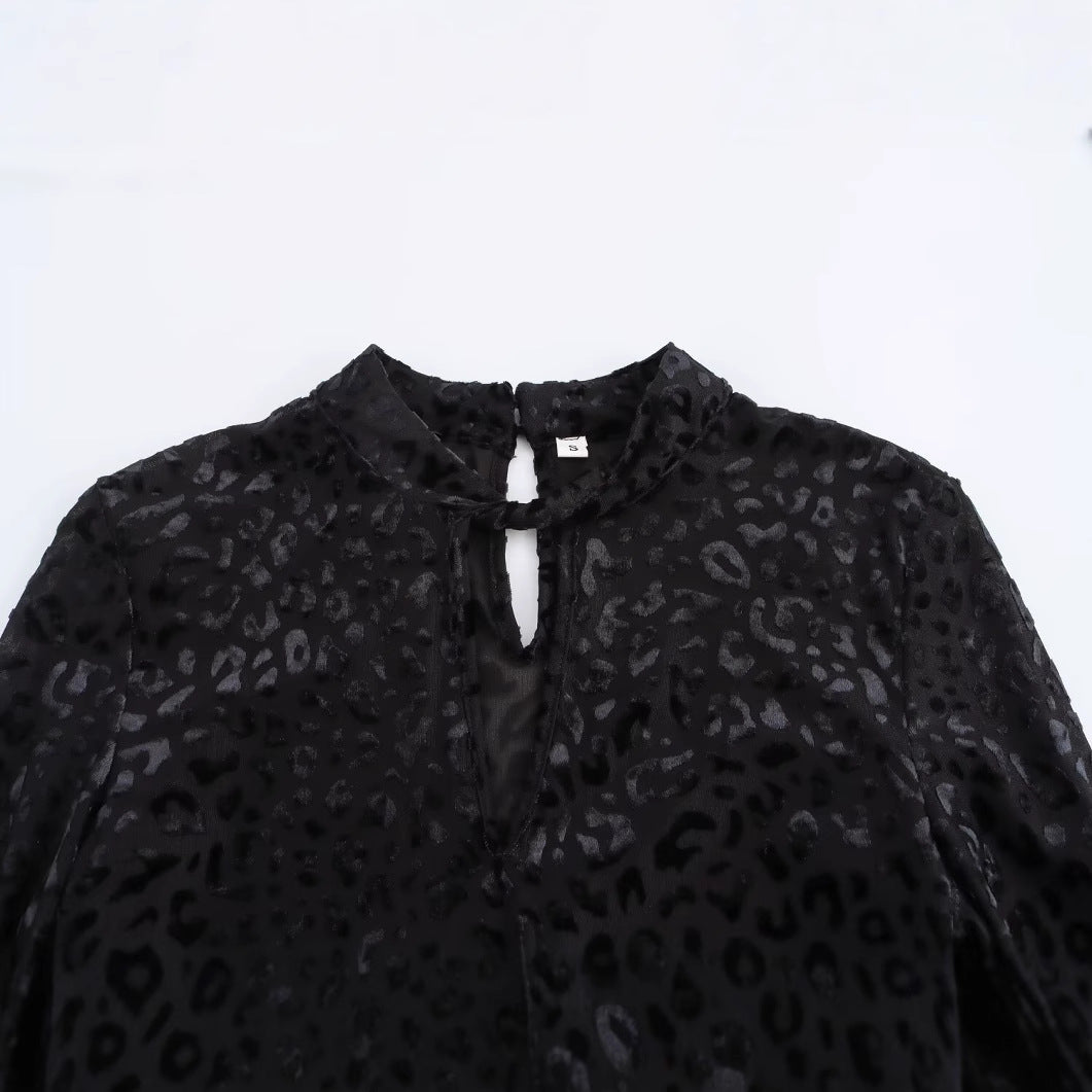 Dam Jumpsuit Blommig Långärmad Polyester-3