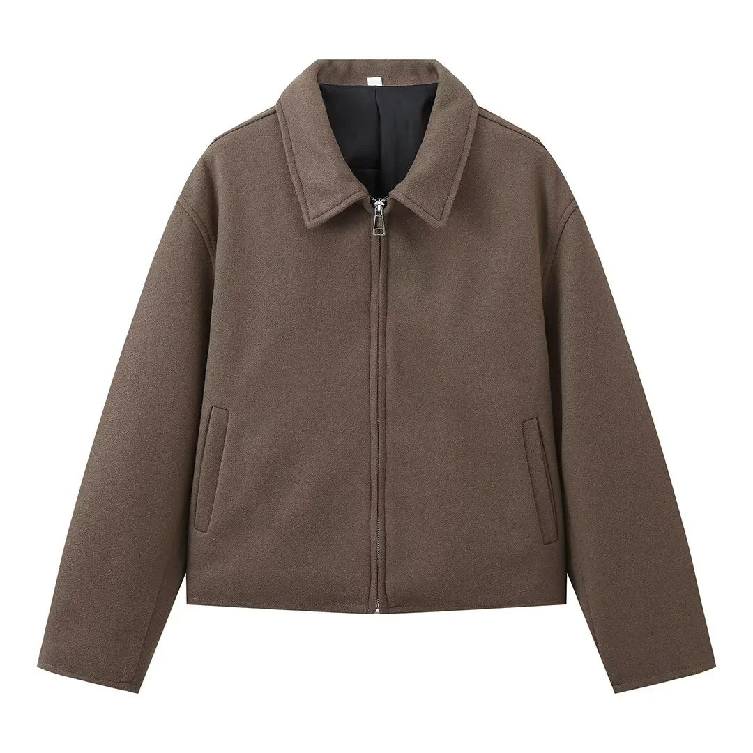 Variant image for Dam Fleecejacka Modern Design Mjuk Fleece med Ståkrage och Dragkedja-2