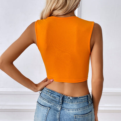 Dam Festtoppar Lätt Elastisk Enkel Stil 3