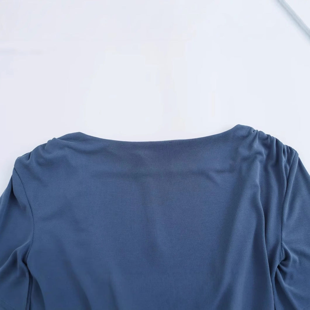 Dam Bodysuit Långärmad Modern Design Elastisk 3