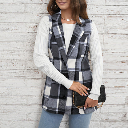 Variant image for Dam Cardigan Ärmlös Elegant Polyester Spandex-11