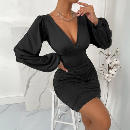 Kvinnors Svart Minikjol Med Konturveck 100% Polyester Elegant Stil-2