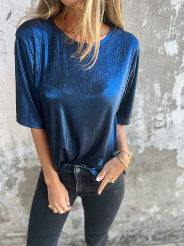 Variant image for Damer T-shirt Rundhalsad Kortärmad Polyester Spandex-27