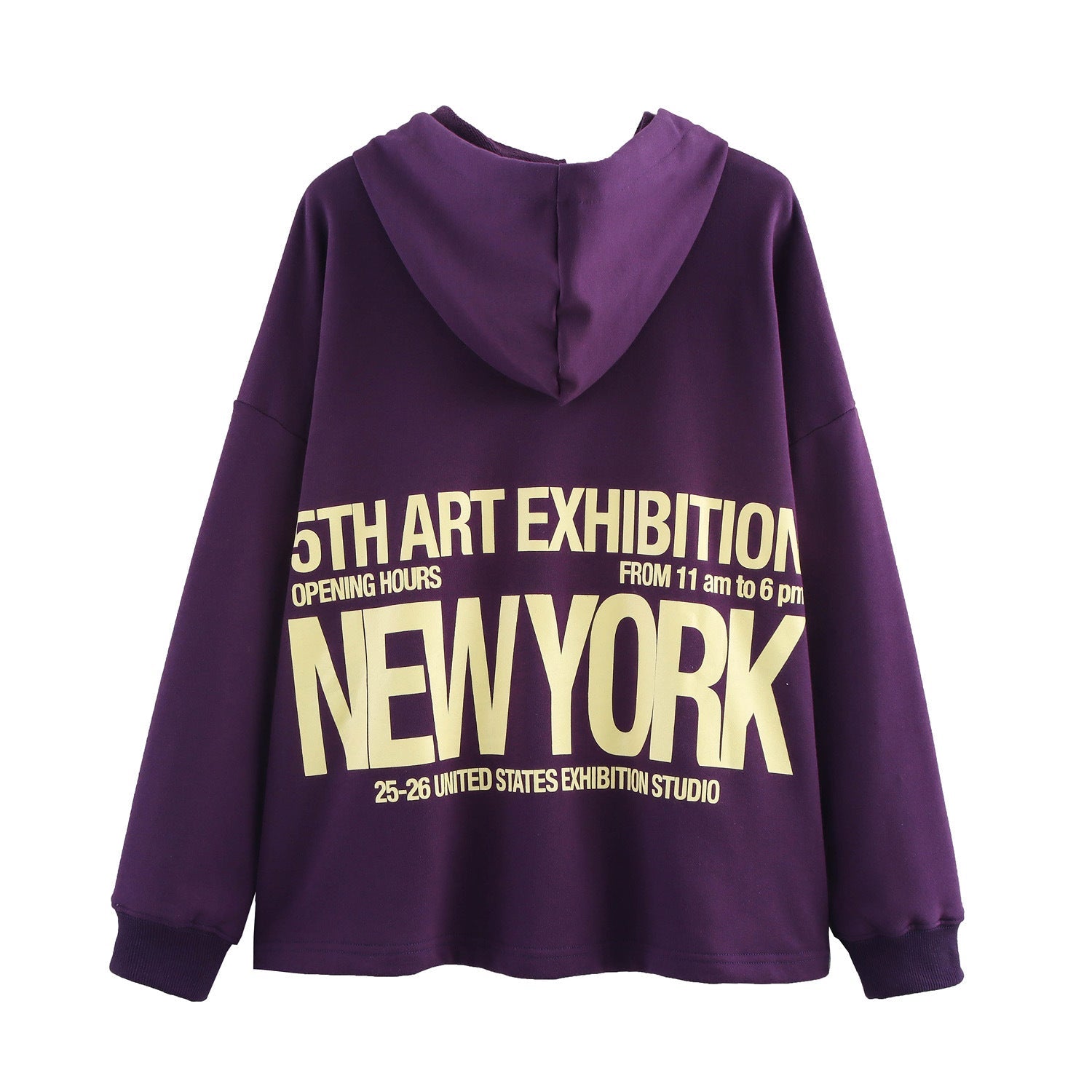 Dam Hoodie Överdimensionerad Grafiskt Tryck Andningsbar Material 2