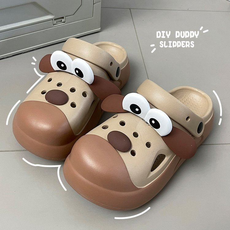 Badskor Dam Djurdesign Lätt Plast med Gummisula för Strand och Pool 2