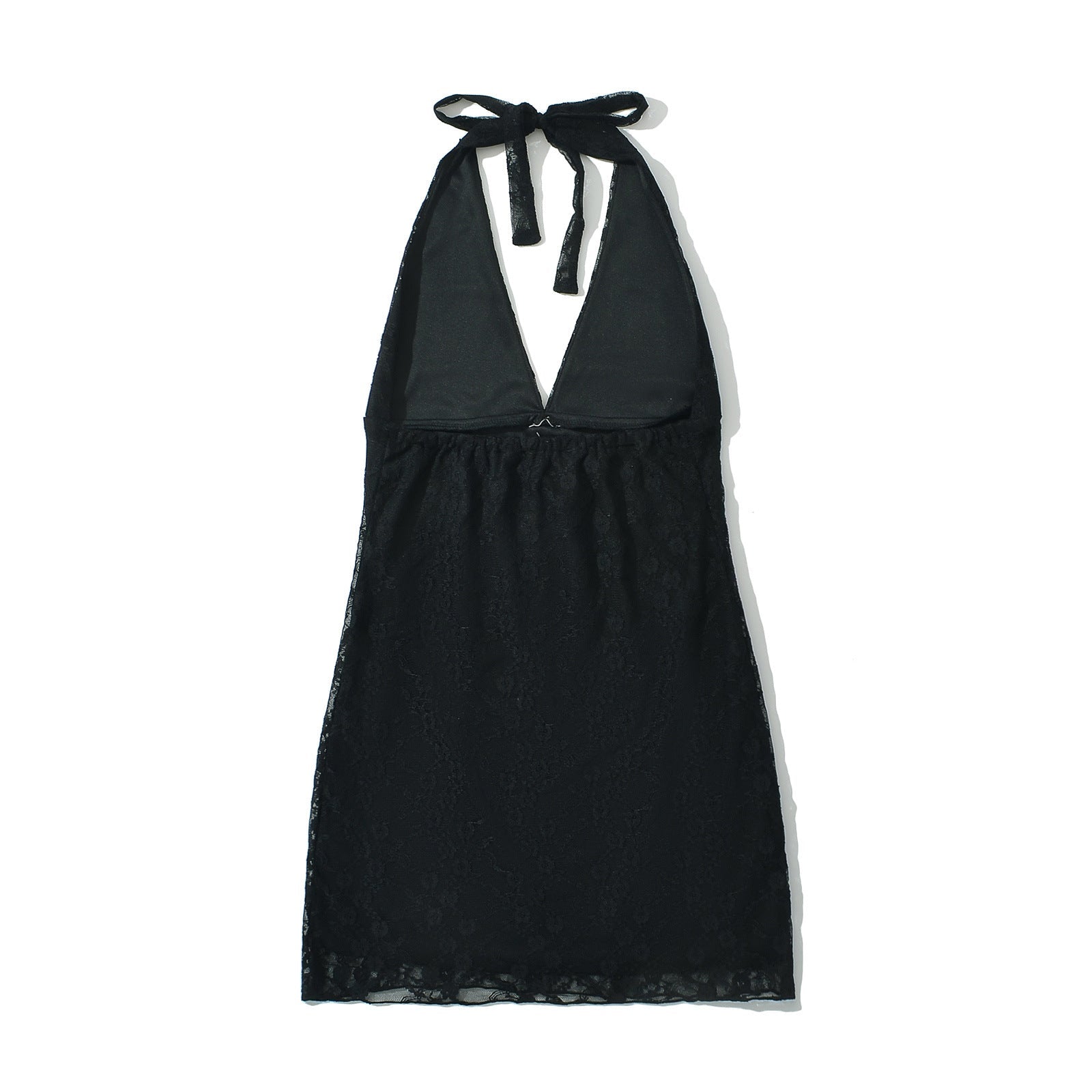 Dam Halshållarklänning Blommigt Mönster Justerbara Remmar för Bröllop och Fest 6