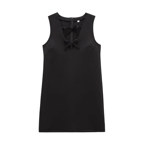 Kvinnors Wrap-Klänning V-Hals Lätt Tyg-1