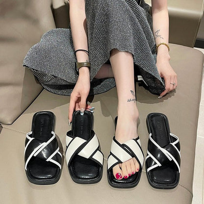 Kvinnors Öppna Sandaler Modern Design Syntetiskt Läder 5