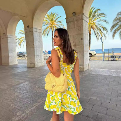 Dam Sommarklänning Justerbara Remmar Citrusdesign Bomix 5