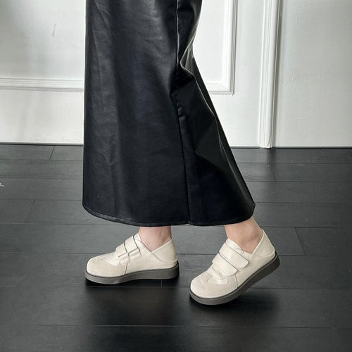 Kvinnors Sneakers med Kardborrstängning Dämpande Mocka 1