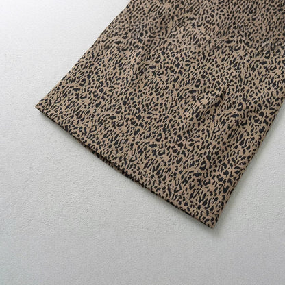 Kvinnors Minikjol Trendig Leo Design Hållbart Tyg 4