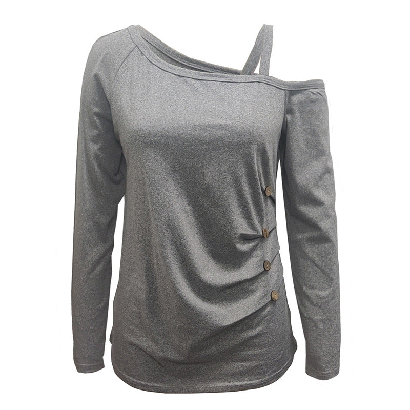 Variant image for Herr Långärmad T-shirt Enfärgad Polyester Regelbunden Passform-1