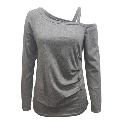 Variant image for Herr Långärmad T-shirt Enfärgad Polyester Regelbunden Passform-1