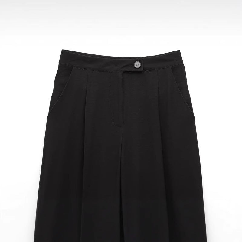 Unisex Byxor Veckade i Mjukt Tyg-4