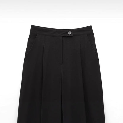 Unisex Byxor Veckade i Mjukt Tyg-4