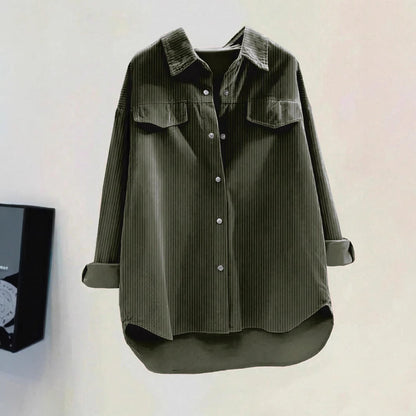 Plus Size Cardigan Shirt Casual Kord-1