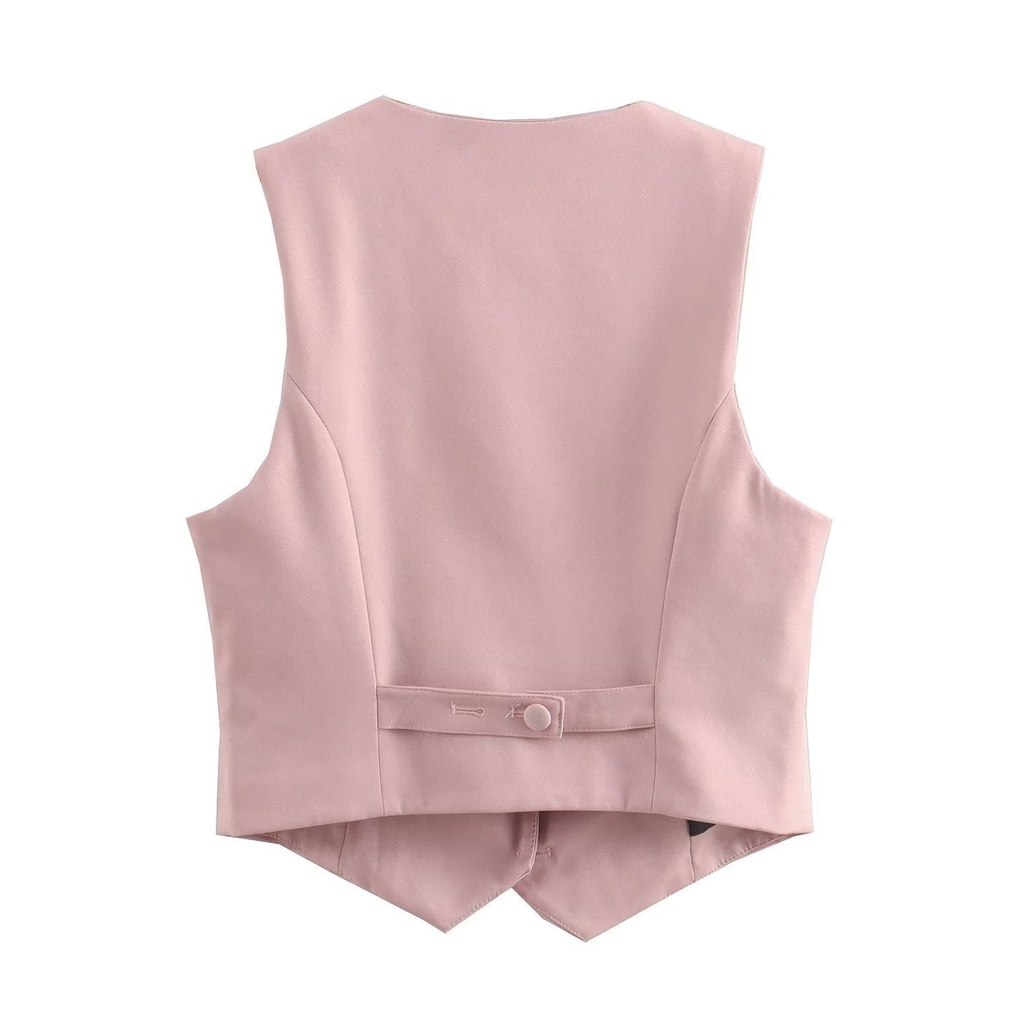 Matchande Set Dam Monokrom Byxor med Tank Top 100% Bomull 3