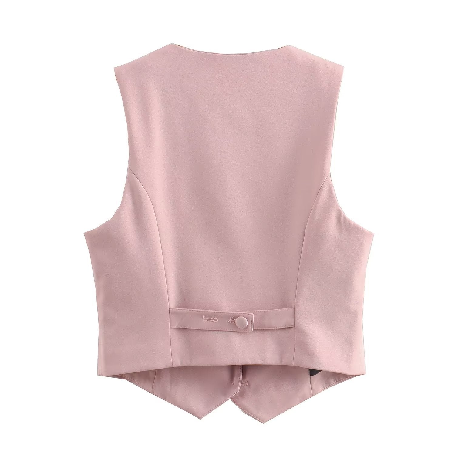 Matchande Set Dam Monokrom Byxor med Tank Top 100% Bomull 3