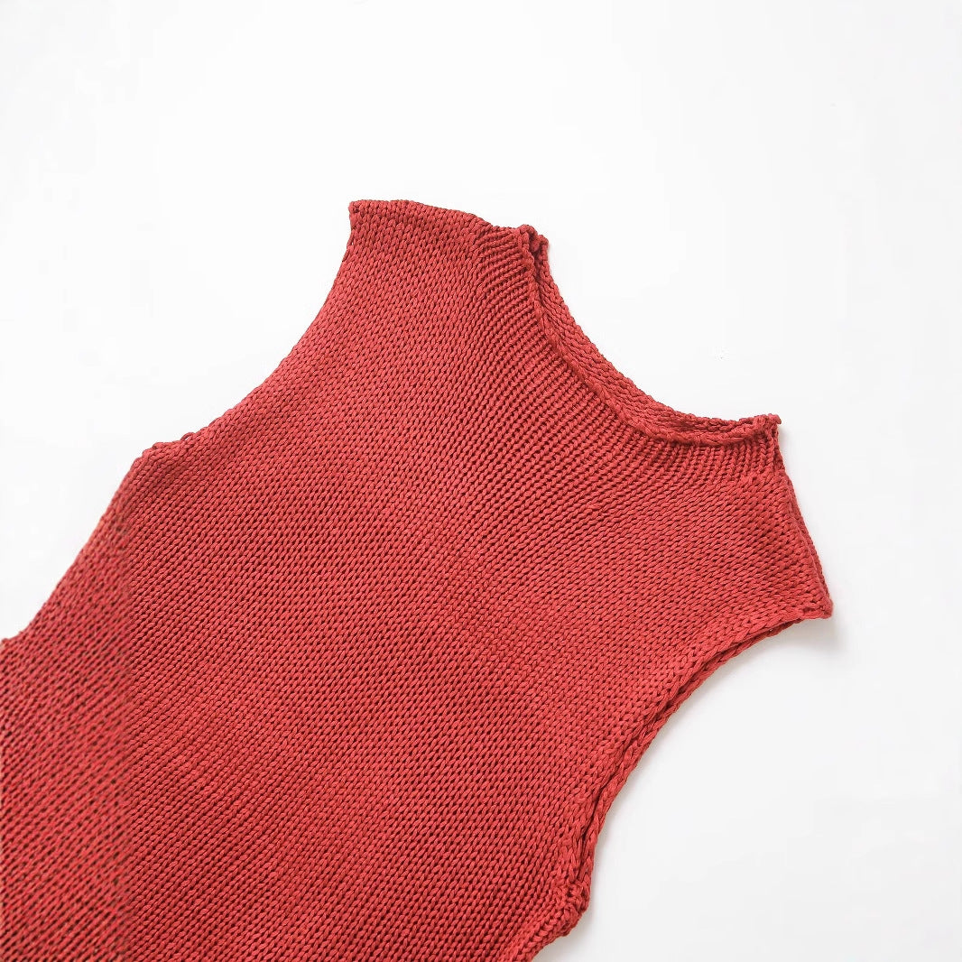 Kvinnors Festtopp med Fransar i Strukturerad Bomull-3