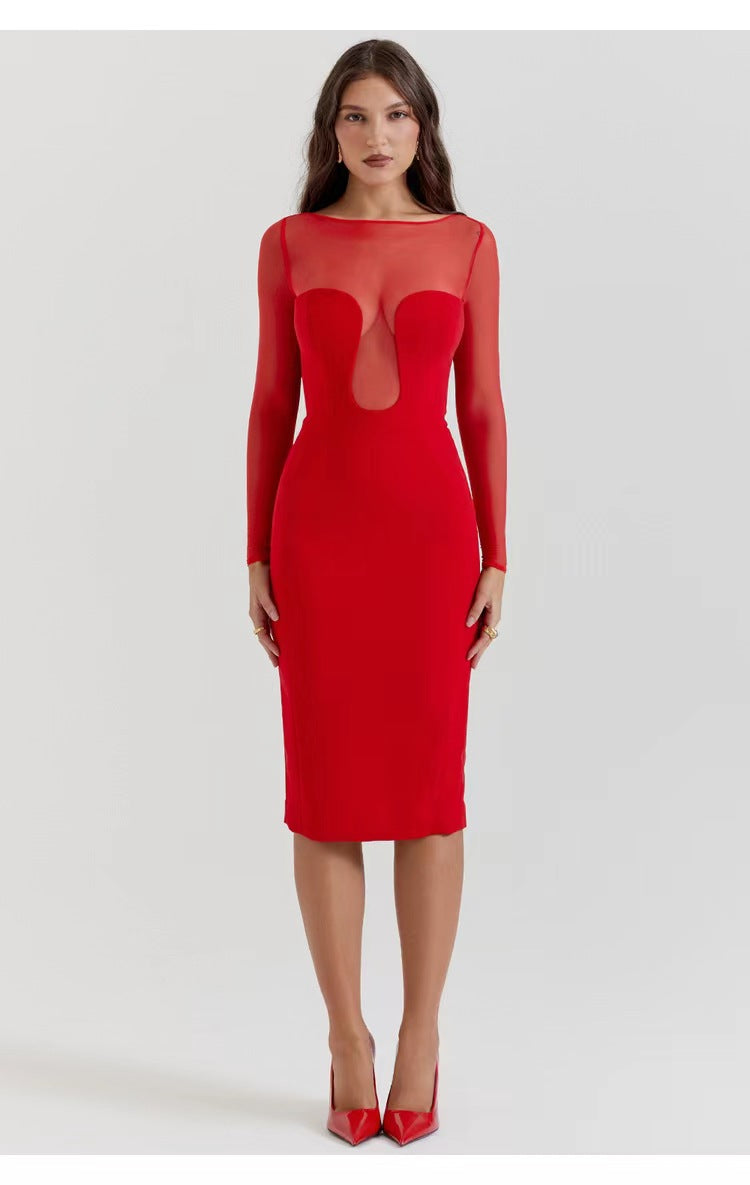 Variant image for Dam Festklänning Axelfri A-Linje Polyester för Bröllop och Fest-1