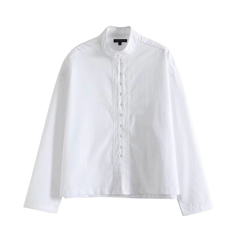 Variant image for Dam Skjorta Långärmad Monokrom 100% Bomull-1