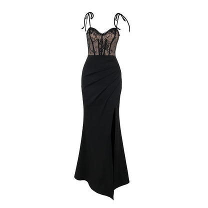 Kvinnors Aftonklänning Elegant Spaghetti Band Lätt Material 6