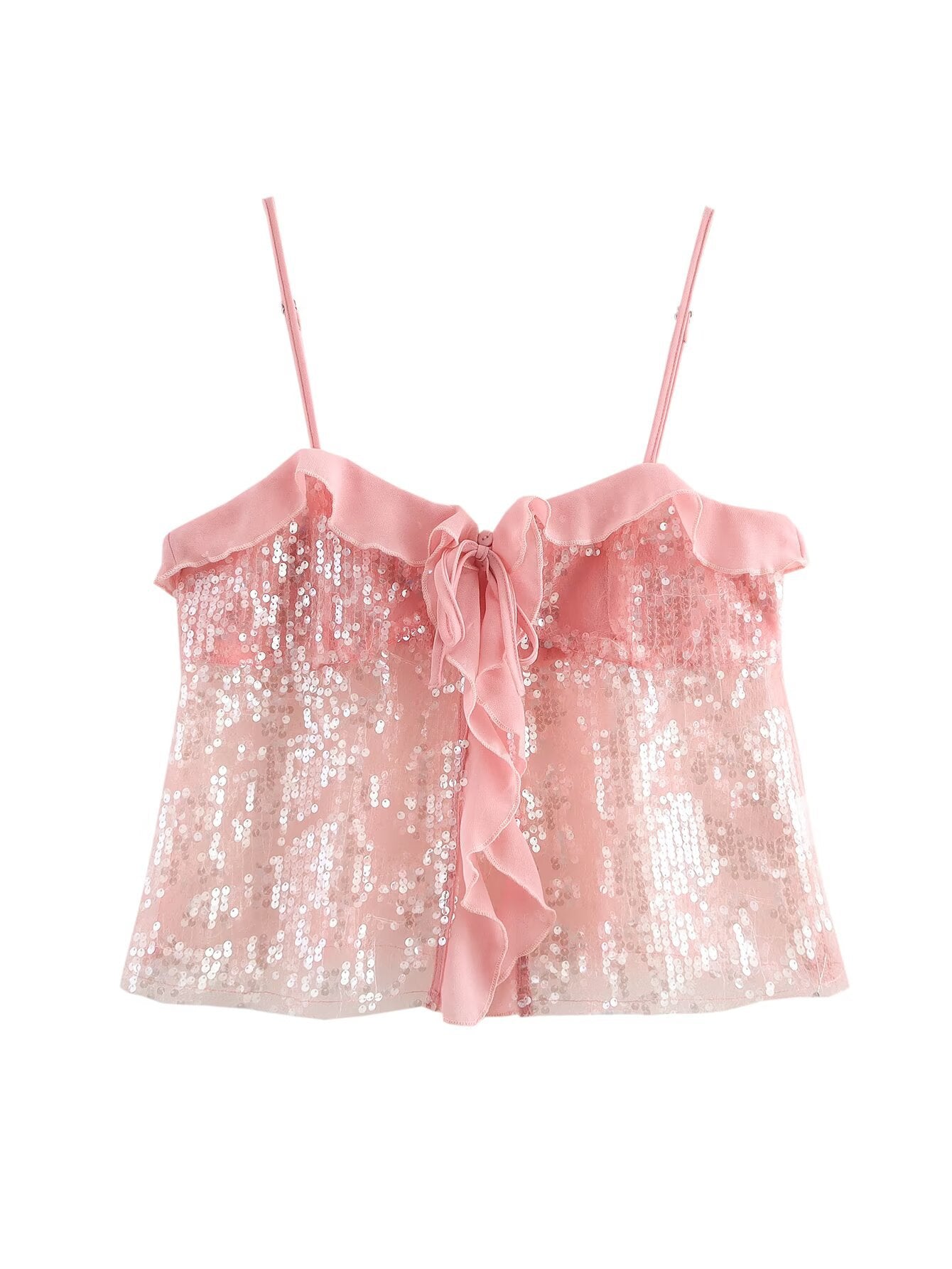 Variant image for Kvinnors Oregelbunden Klänning Spaghetti Band Polyester-7