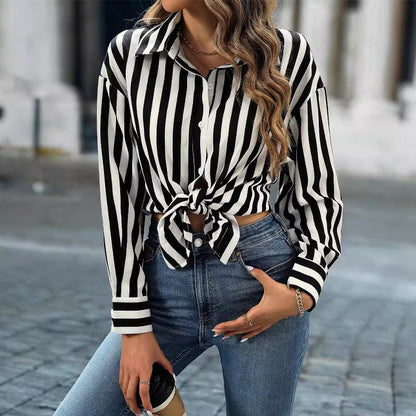 Lång Kofta Dam Långärmad Urban Stil Polyester-3