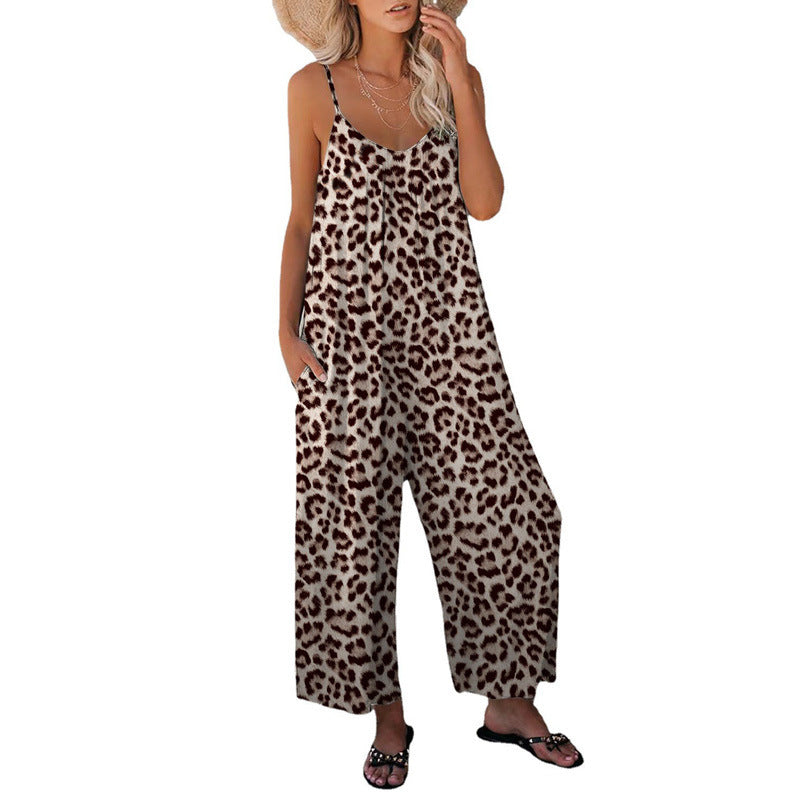 Dams Väska Leopardmönstrad Lätt Polyester-1