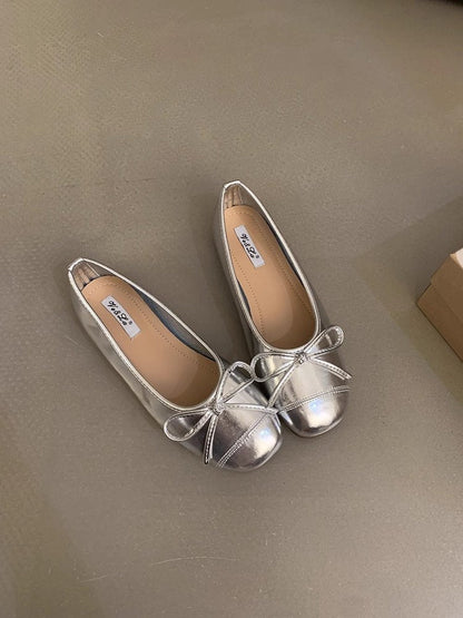 Kvinnors Ballerinaskor Ergonomisk Syntetmaterial med Slingdetaljer 9