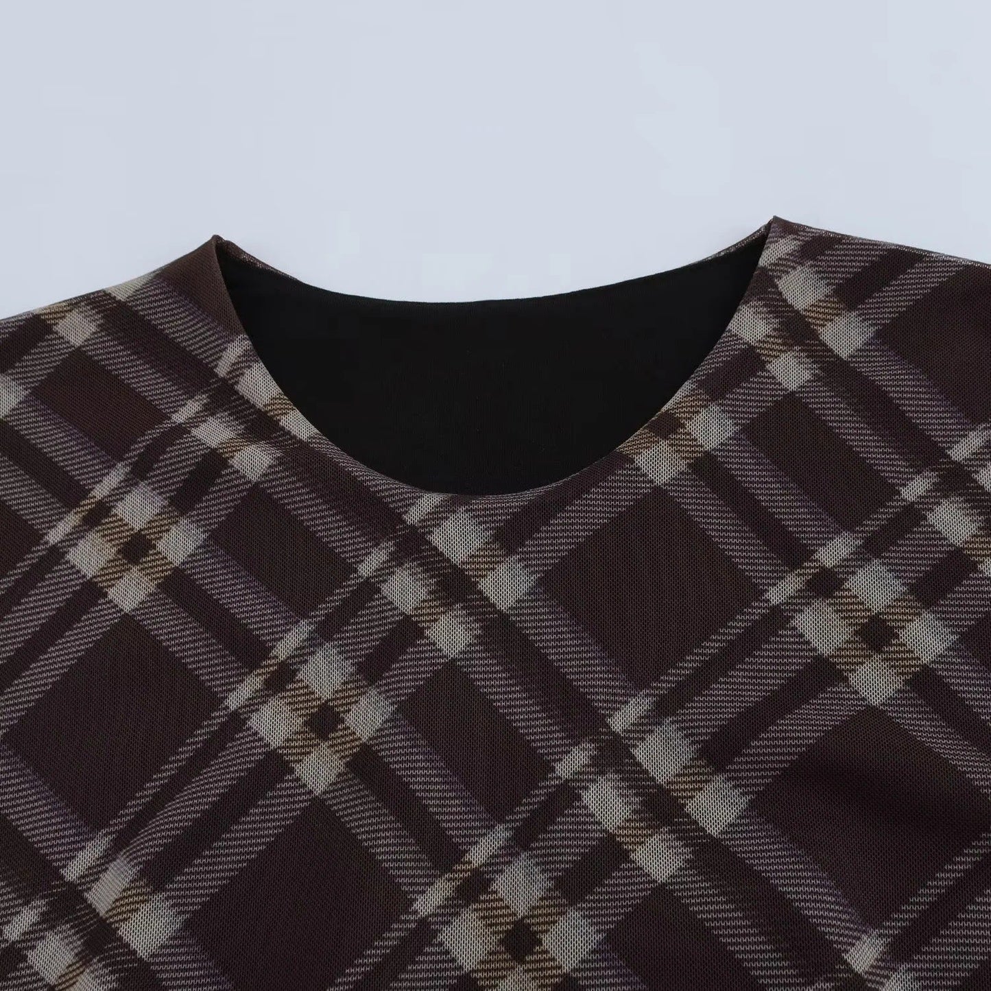 Dam Midiklänning Asymmetrisk Design Lätt Tyg 3