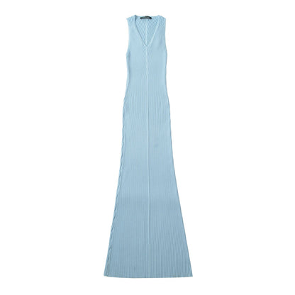 Variant image for Dam Klänning Bodycon V-Neck Polyester Lång Ärmlös-3