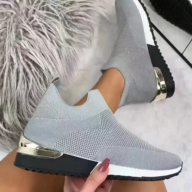 Dam Sneakers Ortopedisk Design Andningsbara Material-4
