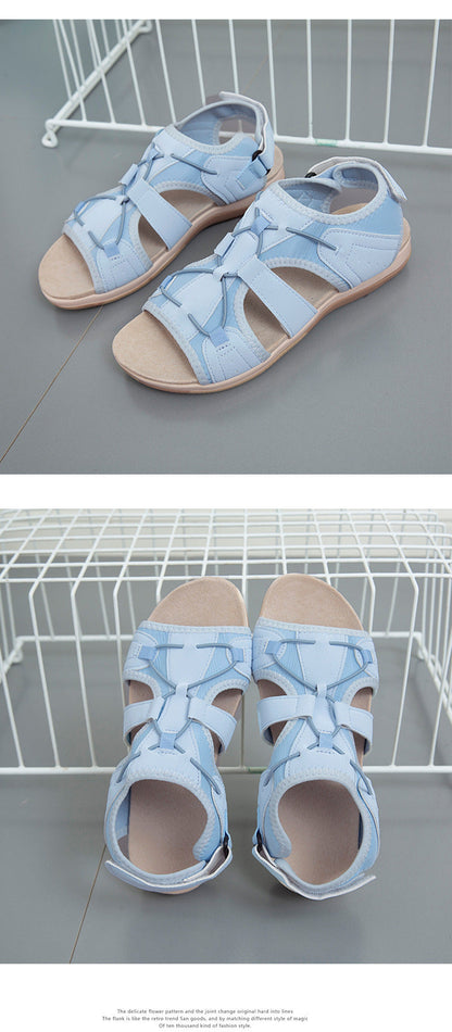 Dam Sandaler Romersk Stil Textil för Sköna Dagar-2