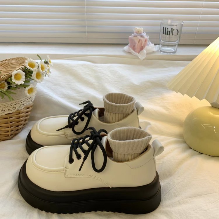 Chunky Sneakers mit Sockendesign – Synthetisches Leder, Robuste Plattform, Vielseitige Damen-Schuhe in Größe 36-41 8