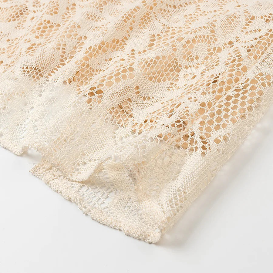 Kvinnors Klänning Djup V-ringning Långärmad Lätt Tyg 4