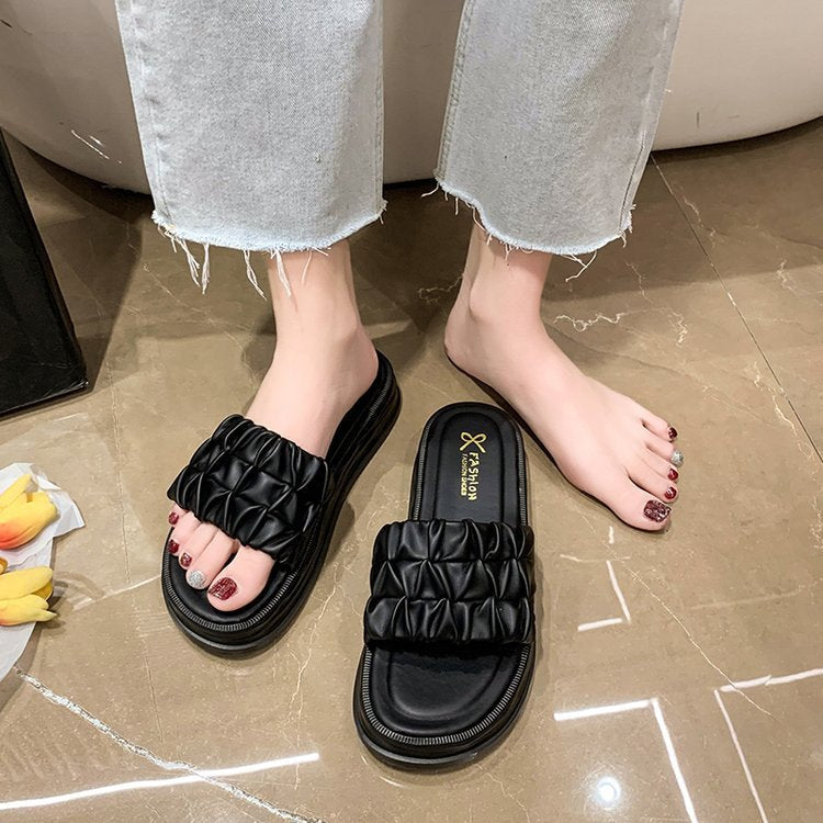 Kvinnors Sandaler Trendig Vikdesign Mjuk Material för Sommaraktiviteter 4