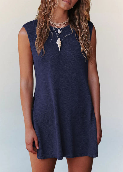 Casual Set för Dam med Liten Vest i Stickad Visosfiber – Lös Passform, Flera Färger, Perfekt för Avslappnade Tillfällen 8