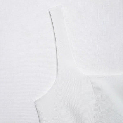 Dam Tank Top Slim Fit Elastisk Polyester-3