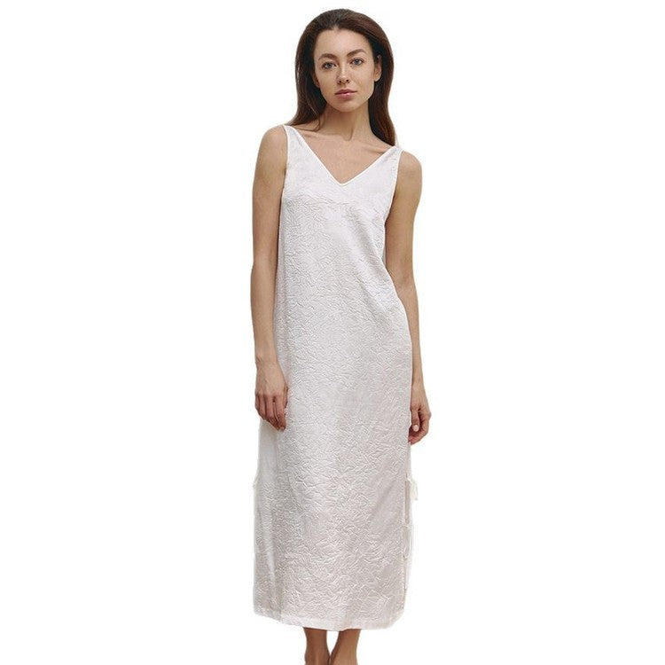 Dam Byxdress Löst Snitt Polyester för Avslappnad Stil-6