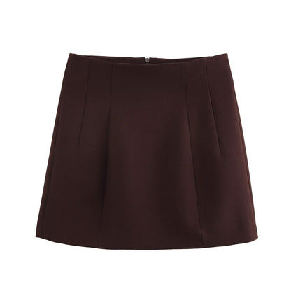 Tre-delars Set för Dam med Kappa, Byxor och Mini Kjol i Polyester – Elegant och Mångsidig Outfit för Vardag och Fest 6